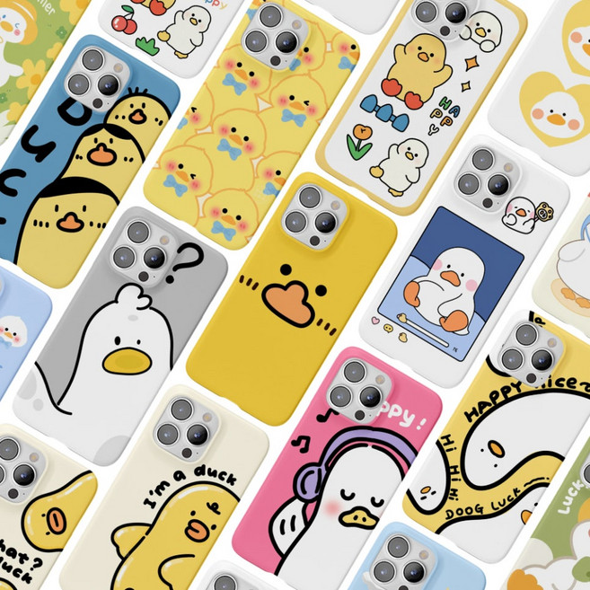 귀여운 오리 케이스 AT-M130 AT-M150 시나모롤폰 포켓몬폰2 포켓몬폰3 잼폰2 잼폰3 마이브키즈폰