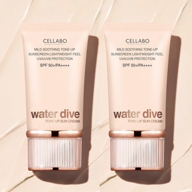워터 다이브 톤업 선크림 60g 2개 - 쿠팡