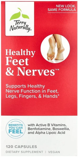 테리네추럴리 Healthy Feet & Nerves™ 캡슐 120정, EUR34202, 1개 - 쿠팡