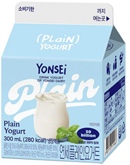 연세우유 연세플레인요거트 300ml x 5개