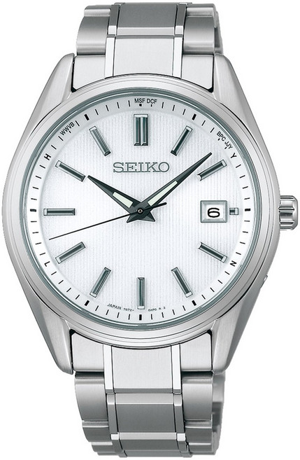 SEIKO 精工 男女通用 S 系列 金屬手錶 SBTM337