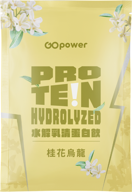 GOpower 水解乳清蛋白 桂花烏龍, 1個, 35g