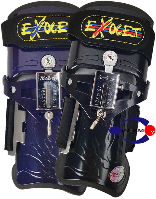 [마이볼링] 락온 엑소셋 스콜피언아대 / 볼링아대 볼링용품, 블랙(오른손볼러)