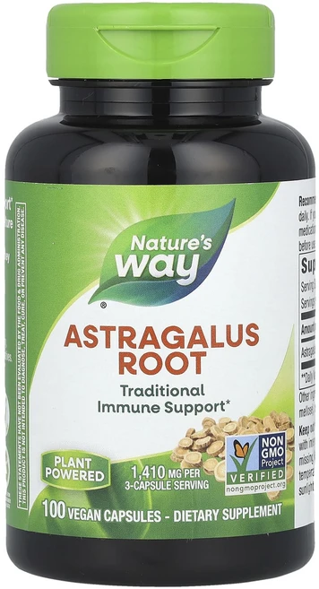 Nature's Way 황기 뿌리 1410mg 베지 캡슐 100정(캡슐 1정당 470mg), NaturesWay황기뿌리1410mg베지캡슐100정캡슐, 1개, 100정 - 쿠팡