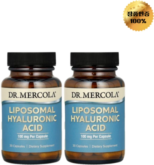 1+1 닥터 머콜라 리포소말 히알루론산 100mg 캡슐 30정, 2개 - 쿠팡