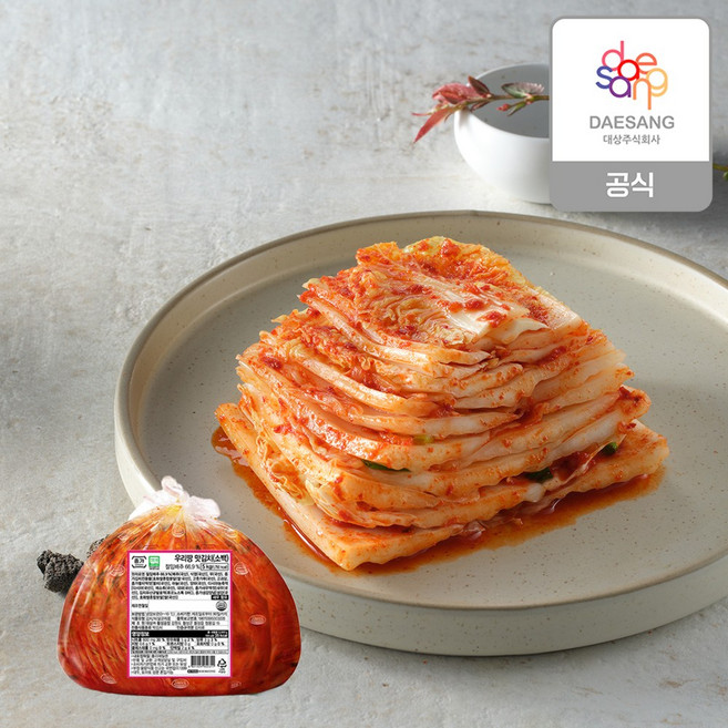 종가 우리땅 맛김치 소백, 5kg, 1개