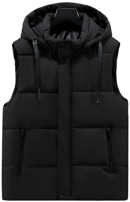 쥬엔리치 남자 빅사이즈 패딩 조끼 후드 남성 가을 겨울 L-8XL