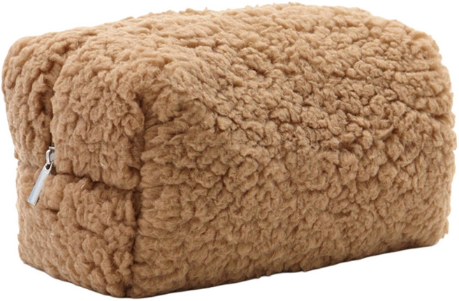 메이크업 화장품 여행용 다용도 양털 파우치