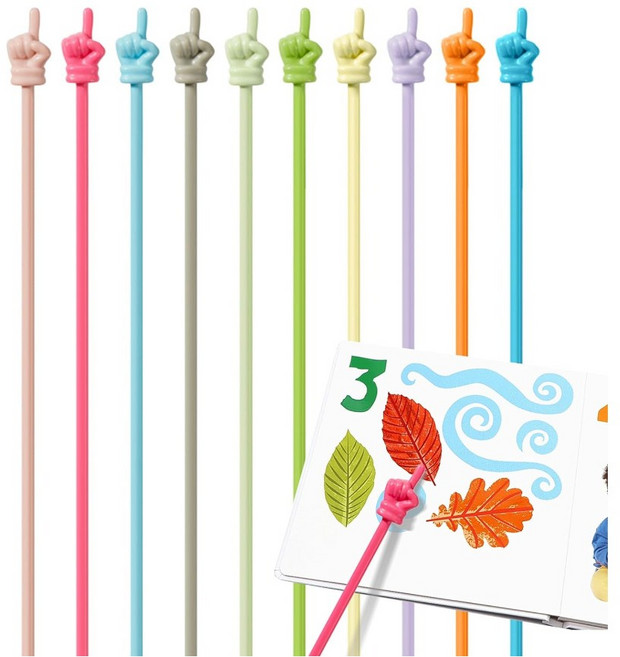 (드림테크)손가락 지시봉 미니 손모양 핸드 포인터 10종세트, 10세트, 1개