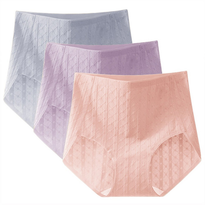 순면 하이웨이스트 팬티 레귤러 핏 하이컷 3개 5개 세트