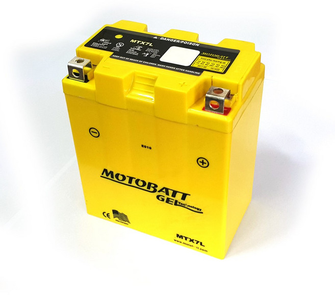 모토뱃젤배터리 혼다 엘리트125 모토뱃젤배터리MTX7L(12V7A), 1개