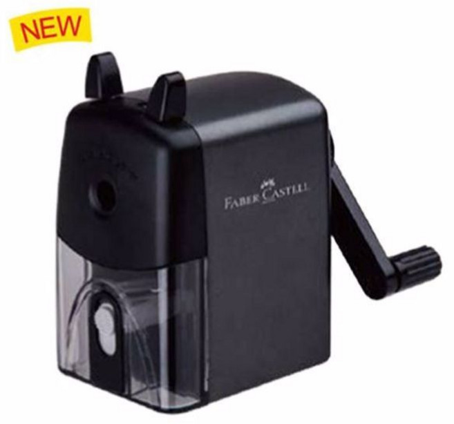 파버 핸들 연필깎이 블랙, 1개