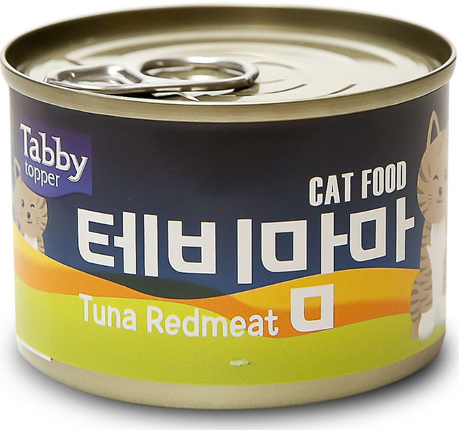 테비토퍼 고양이 테비맘마 간식캔, 참치, 160g, 24개