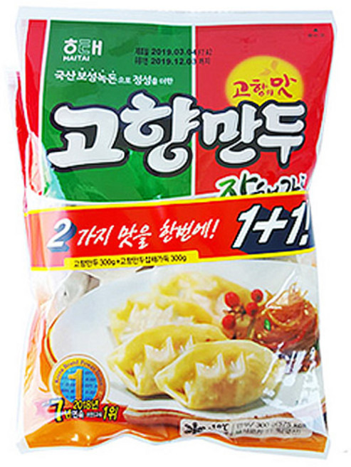 해태 고향만두300g+잡채가득300g, 1개, 300g