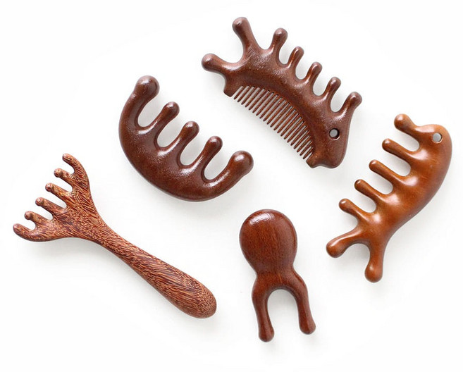 원목 괄사 l 우드 마사지봉 효도 건강선물 나무 손지압기 두피 발 맛사지 스틱 휴대용 경락 괄사빗 판촉물 답례품 머리지압, 해마빗괄사 1P, 1개