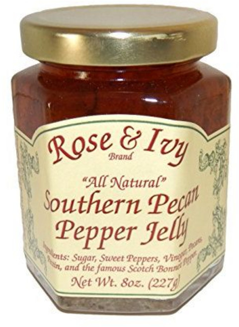 로즈 & 아이비 올 내추럴 서던 피칸 페퍼 젤리 Rose & Ivy All Natural Southern Pecan Pepper Jelly, 1개, 1.2kg
