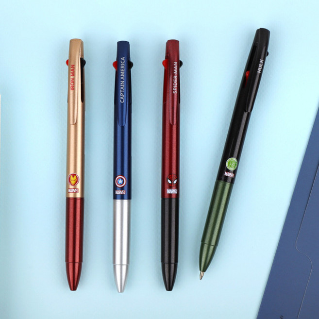 마블 3색 볼펜 32개 세트(디자인 4종x8개입), 4종x8개입 32개 SET