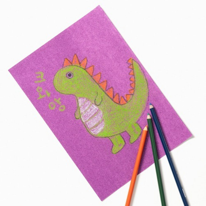 사포종이 칼라 10장세트, 1개