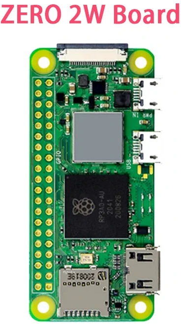 오리지널 라즈베리 파이 제로 2W ZERO 2W+케이스+HDMI 케이블+전원 공급 장치+GPIO 세트+히트싱크+32GB 카, 03 ZERO 2W Board