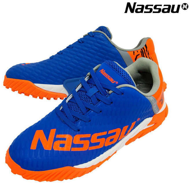 정품 낫소 Qspact 큐스팩트 타이거 족구화 블루