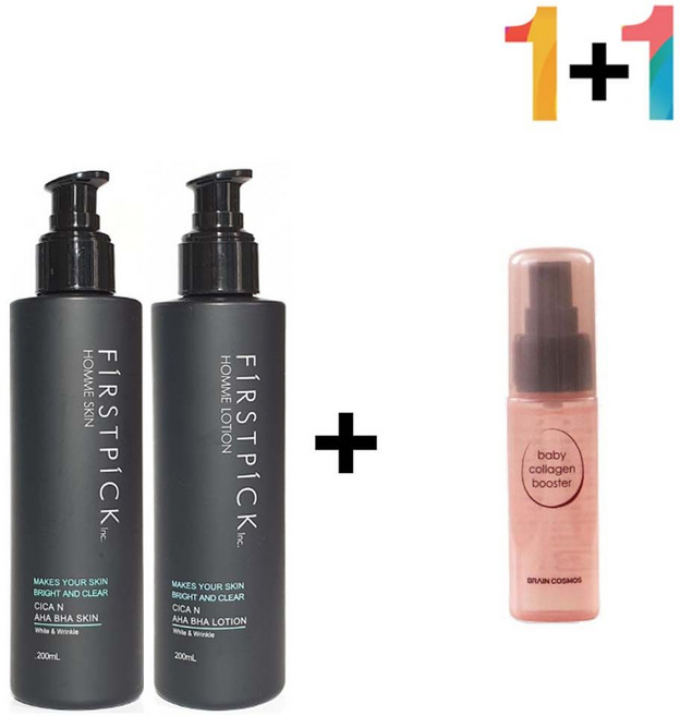 남성 스킨 로션 피부 군대 시카 모공, 시카 스킨1로션1 1개, 히알스킨180ml 1개, 180ml, 1