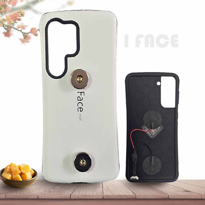 라이더닷컴 아이페이스 S22 S22울트라 S22플러스 배달대행 오토바이 거치대 장착용 자석충전 범퍼케이스, 2번 S22울트라