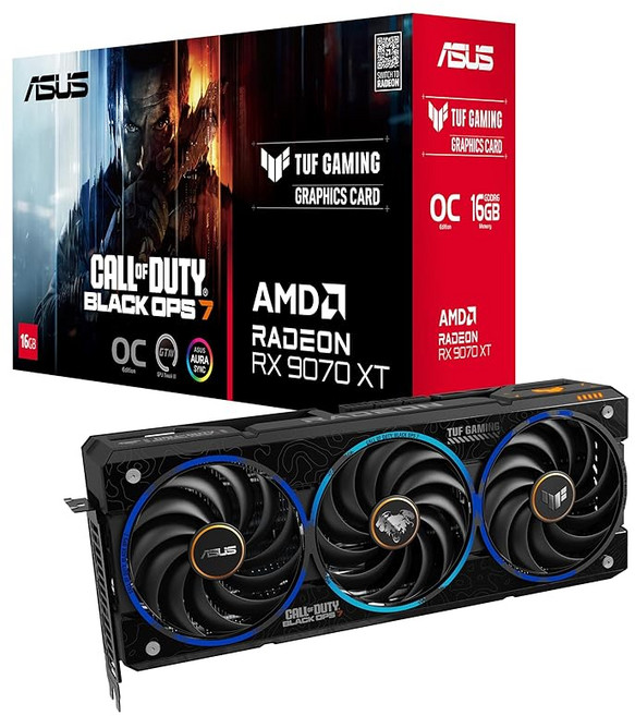 ASUS TUF 에이수스 터프 Radeon RX 9070 XT COD BO7 스페셜 에디션 그래픽카드