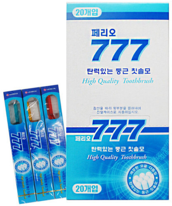 페리오케어 단품 엘지 칫솔 페리오 777 칫솔, 1세트, 1