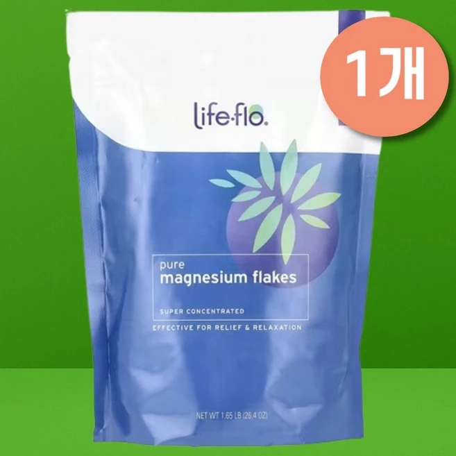 라이프플로 염화 마그네슘 플레이크 750g 가루 분말 파우더 입욕용, 1개 - 쿠팡