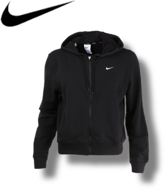 [백화점발송] 나이키 여성 드라이 핏 후드 자켓 블랙