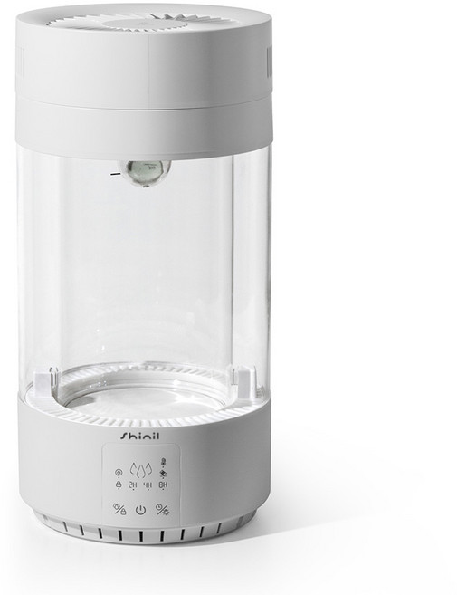 [신상품] 신일 110도 살균 물멍 유리 가열식 가습기 대용량, SUH-CV600ZA, 화이트