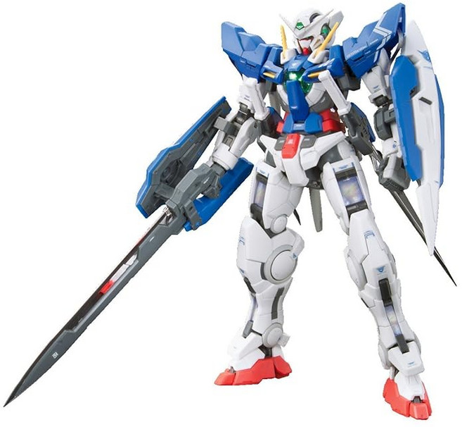 RG 기동전사 건담00 GN-001 건담 엑시아 1/144 스케일 색분필 프라모델, GN-001 건담 엑시아 (구 패키지 버전), 1개