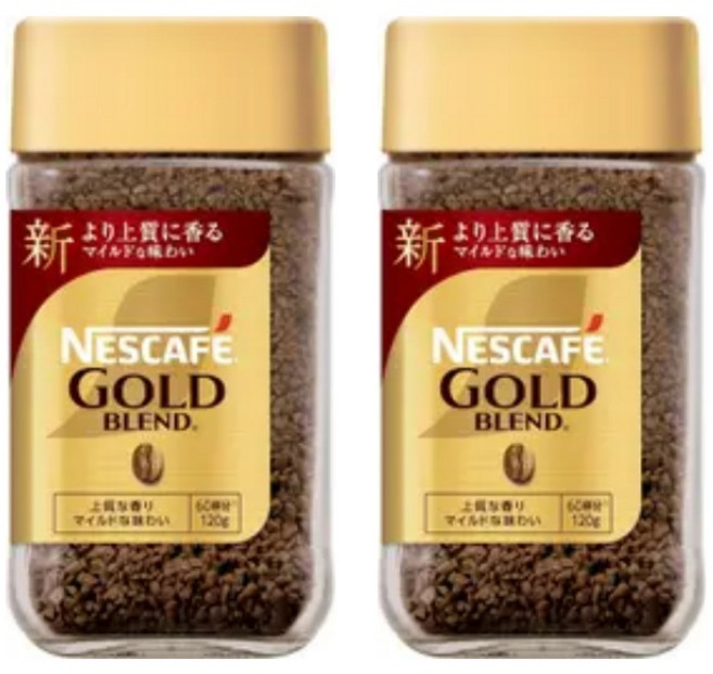 일본 네스카페 골드 블렌드 병 120g 2팩 인스턴트 커피