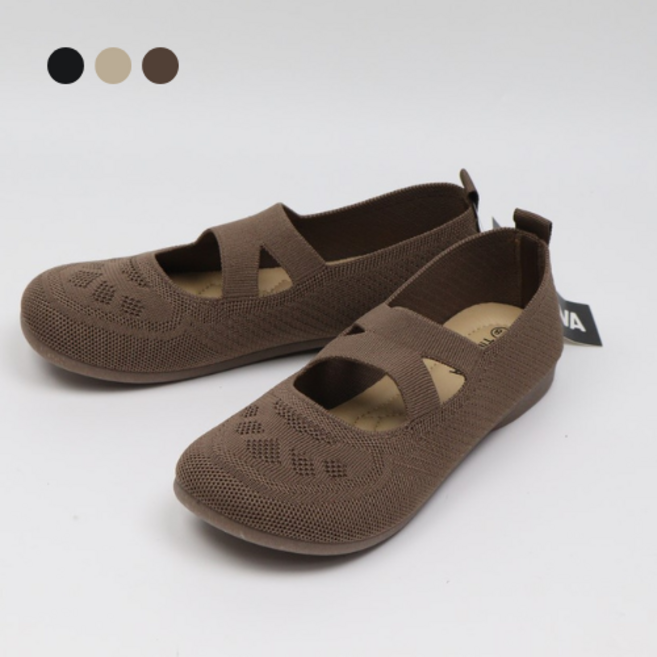 페조 여성 메리제인 밴드형 플랫슈즈 발편한 사계절용 여성신발