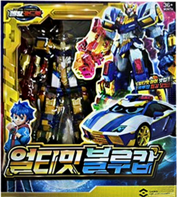 메탈카드봇 얼티밋 블루캅 로봇완구, 혼합색상, 1개