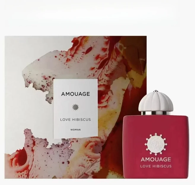 AMOUAGE 럭셔리 여성 향수 100ml 플로럴 오리엔탈 시프레 컬렉션 오래 지속되는 엘레간 바닐라 우디 머스크, 19 LOVE HIBISCUS