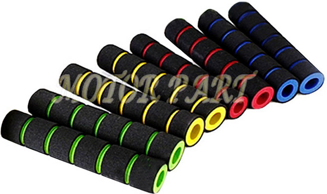 비피케이레이싱 오토바이 쿠션 스펀지 레버커버 레버 미끄럼방지 보호 커버 바이크 자전거 킥보드, 골드, 1개