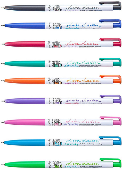 [오피스스쿨] 제노 캐릭터 슬림볼펜 0.38mm (9중택1) / 필기구 볼팬, 보라, 제노 캐릭터슬림볼펜 0.38mm