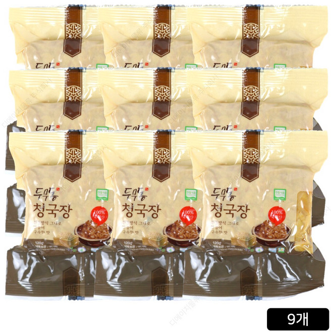 [홈쇼핑] 두무동 청국장, 9개, 120g