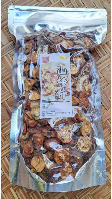 沖泡穀粉小舖 特選天然 生機 山楂片 食品級 新鮮乾貨, 1個, 600g經濟裝
