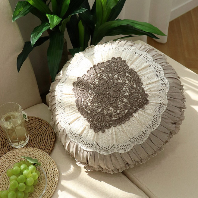 집에 프릴베로나 호박 쿠션 커버