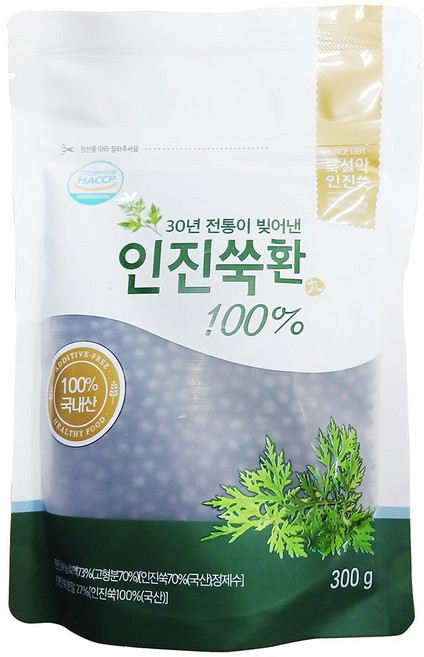 북설악 인진쑥환 300g 15개 이강산닷컴