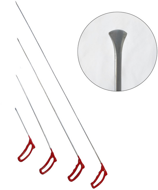 PowerPDR 덴트로드 웨일테일 4pcs, 1개, 레드