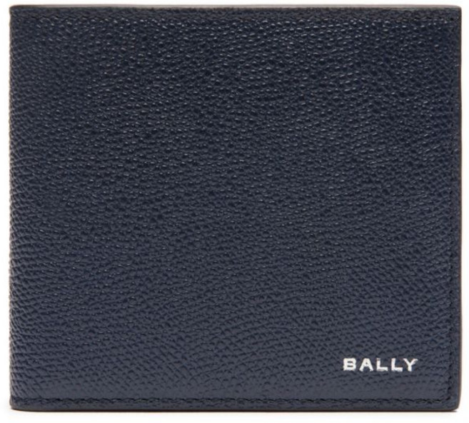 발리 로고 스탬프 가죽 지갑