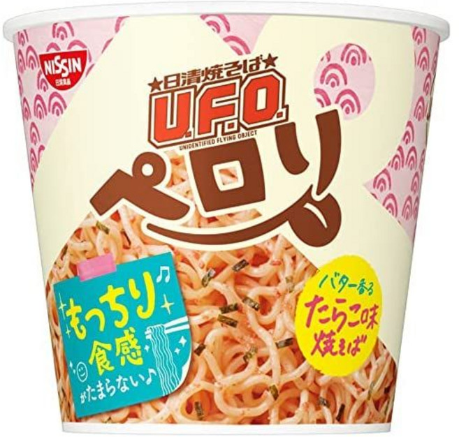 일본 컵라면 닛신 야키소바UFO 페로리 버터향 명란맛 70g x 12 개