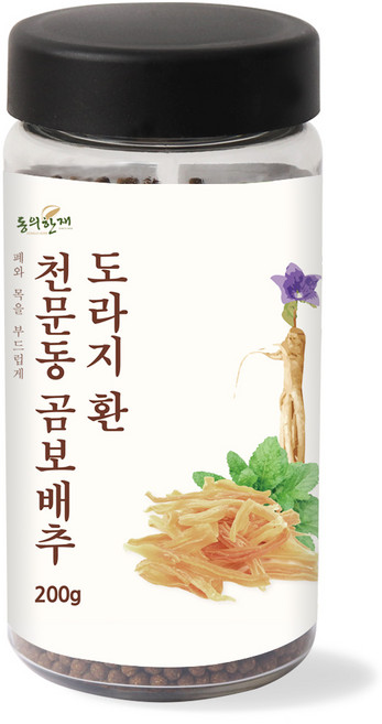 동의한재 천문동 곰보배추 도라지환 11종 원재료, 200g, 1개