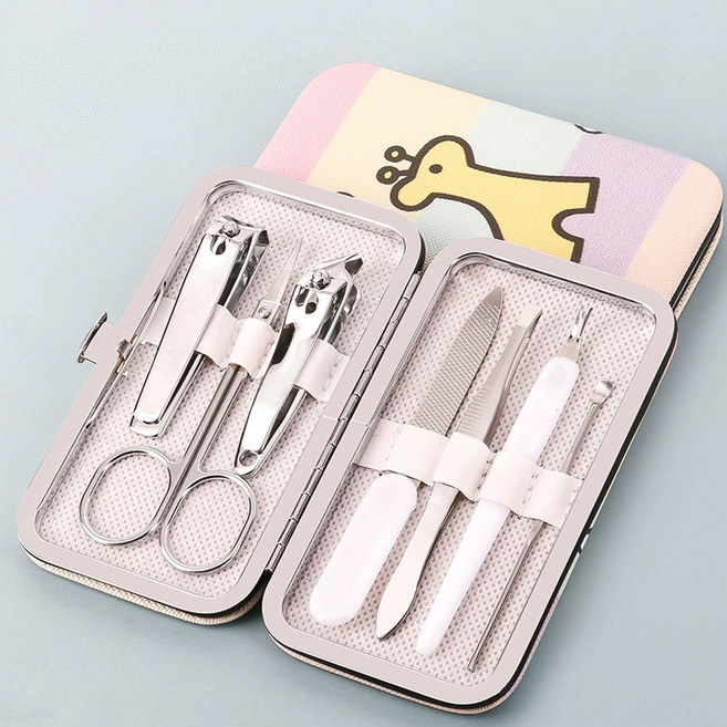 동물 친구들 손톱깎이 7종 세트, 1개, 아기 기린