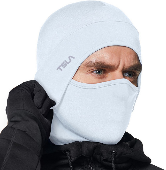 테슬라 스컬캡 방한모자 자전거모자 TM-YZC51, 화이트_WHT, 1개