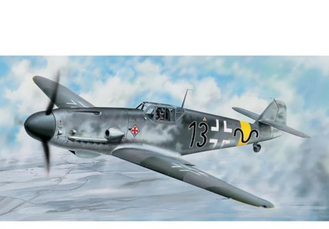 12338553 프라모델 비행기 헬리콥터 전투기 헬기 미니어처 모형 항공기 트럼펫터 1/24 Messerschmitt Bf109 G-2 플라모델