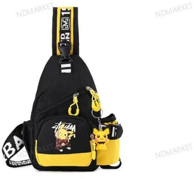피카츄 남자가방 캐릭터 소풍나들이 어깨가방 물통 힙색